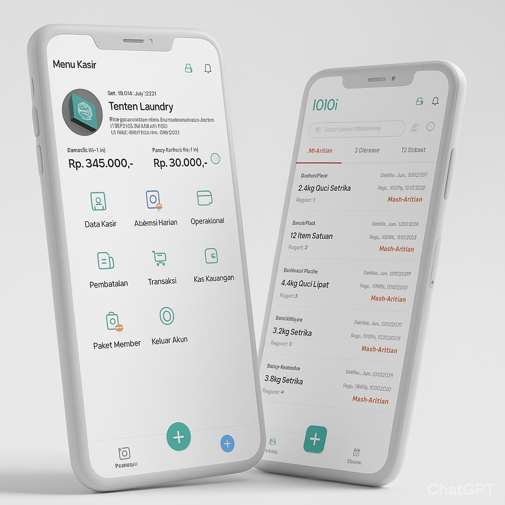 Pembukuan Lebih Teratur untuk Bisnis Laundry dengan Bantuan Aplikasi Digital 1010Dry