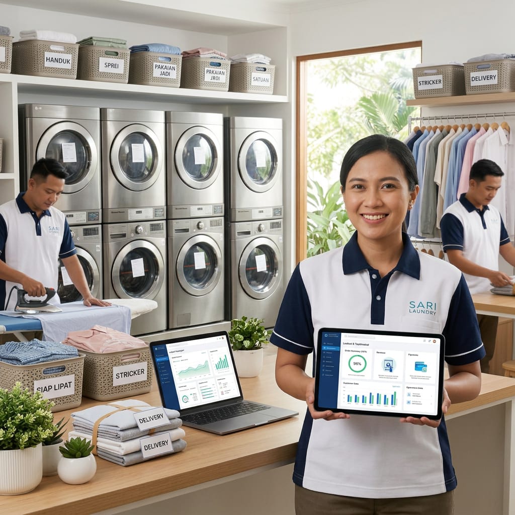 Bikin Laundry Bebas Masalah, Owner Auto Tenang