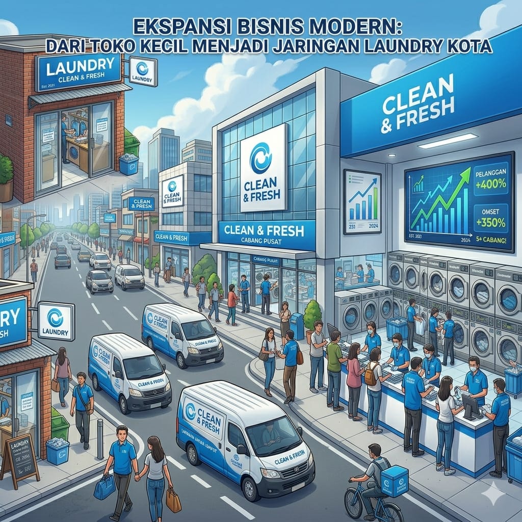 Ekspansi Pada Bisnis Laundry