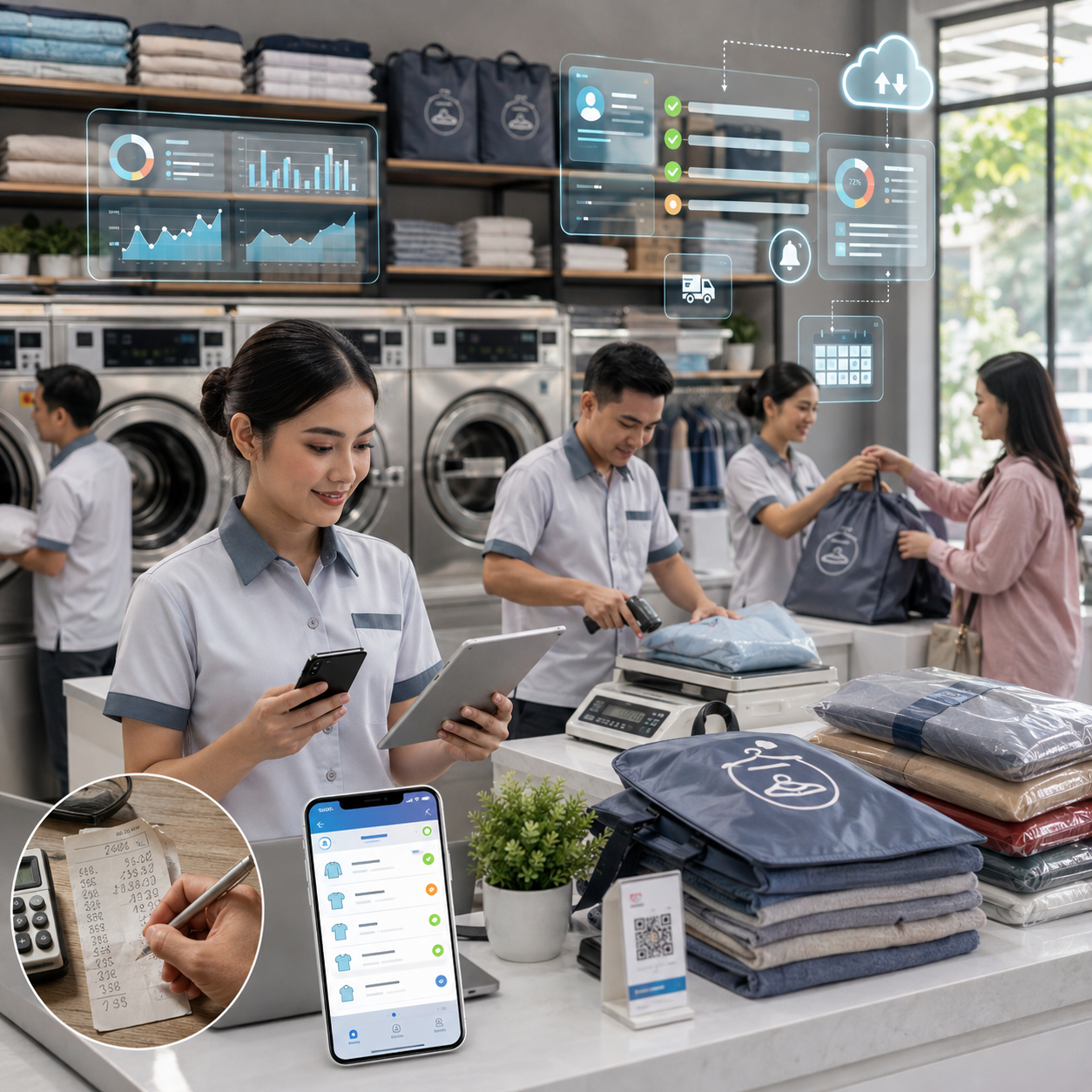 Bagaimana Perkembangan Aplikasi Laundry Mengubah Cara Bisnis Beroperasi?