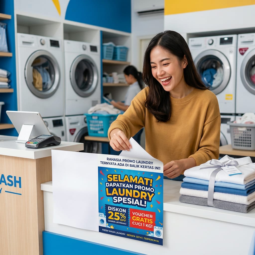 Rahasia Promo Bisnis Laundry Ternyata Ada di Balik Kertas Ini!