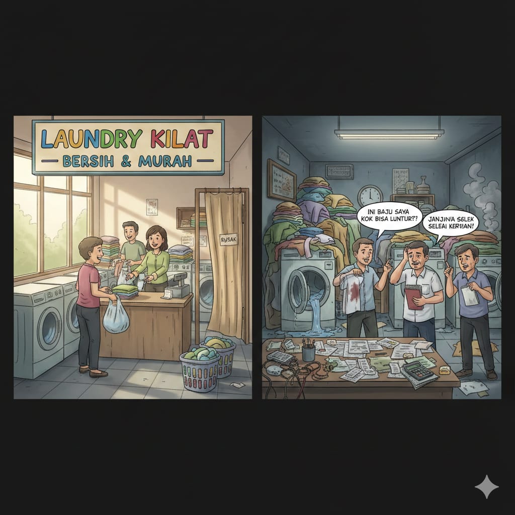 Bisnis Laundry Kelihatannya Simpel, Tapi Tahu Nggak? Ada Masalah yang Sering Jadi Penghambat!