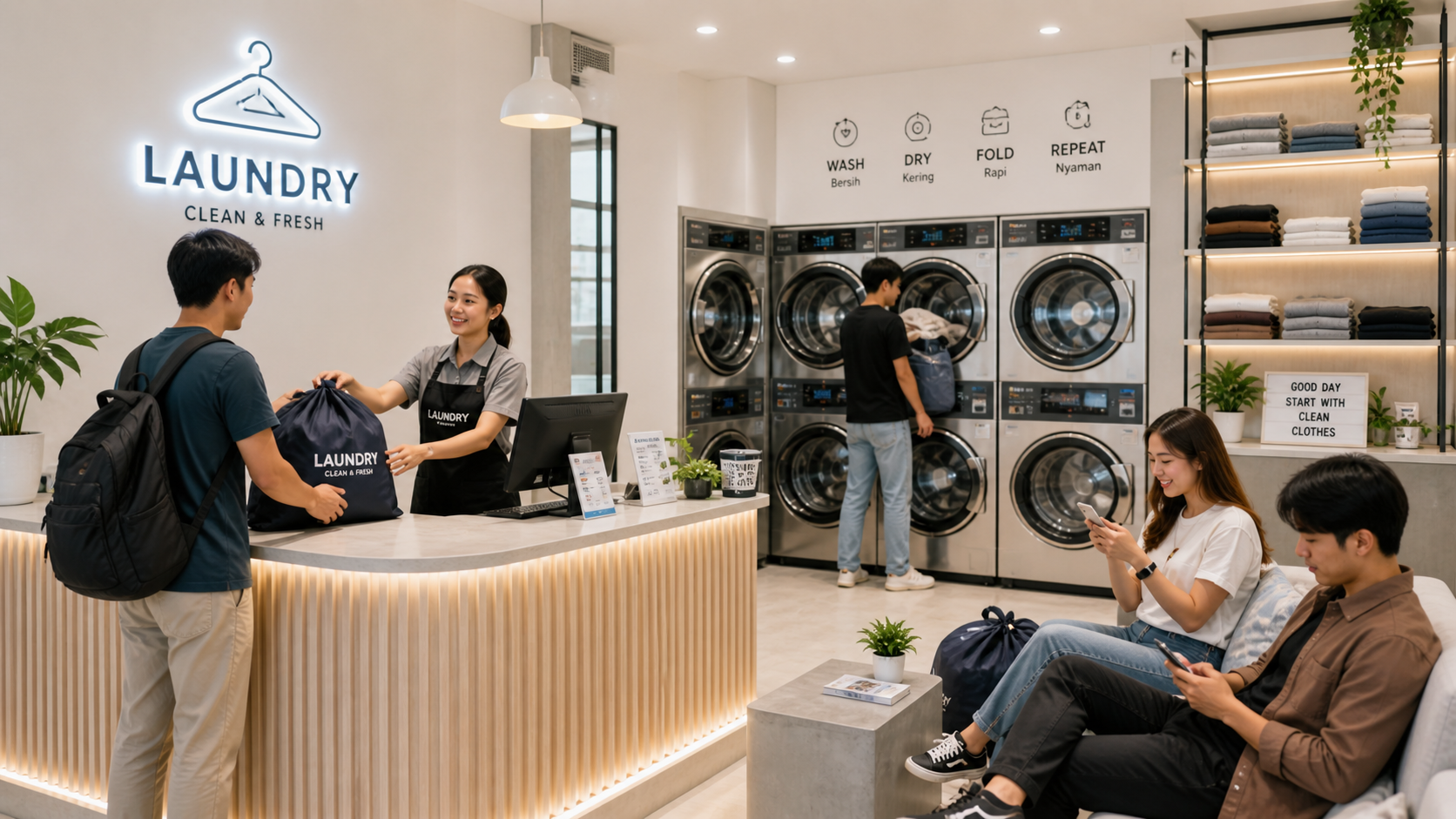 Gaya Hidup Praktis: Kenapa Laundry Jadi Pilihan Anak Muda