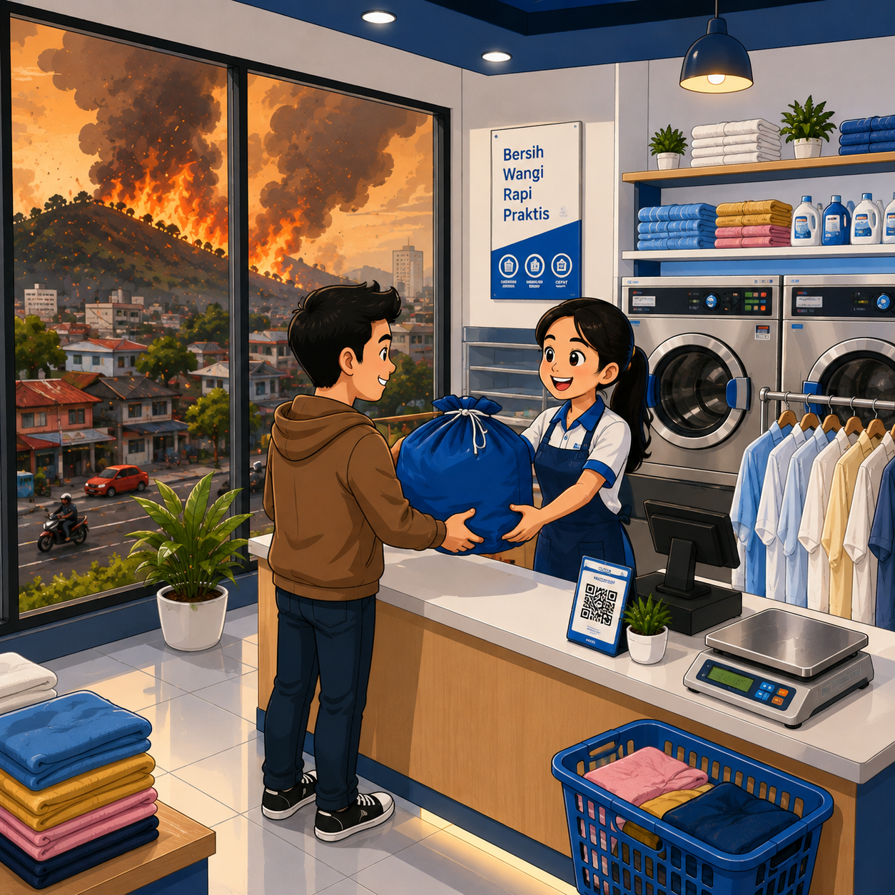 Karhutla Jadi Tantangan atau Peluang bagi Bisnis Laundry?
